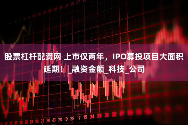 股票杠杆配资网 上市仅两年，IPO募投项目大面积延期！_融资金额_科技_公司